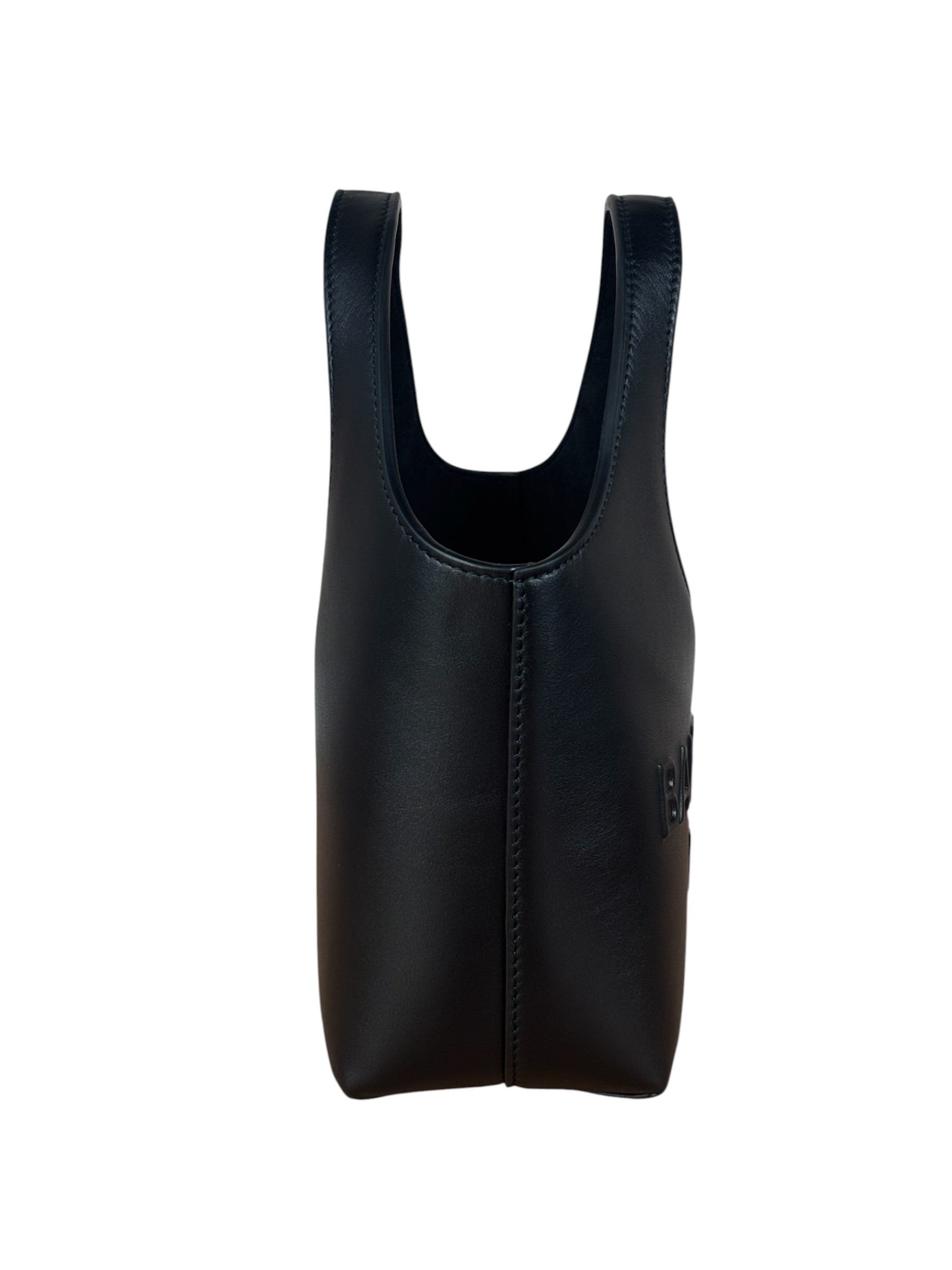 Balenciaga Black Leather Mary-Kate XS Tote Bag