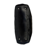 Christian Dior Black Leather Cannage Granville Chain Tote