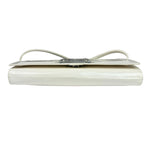 Jean Paul Gautier White Patent Leather Clutch Wallet