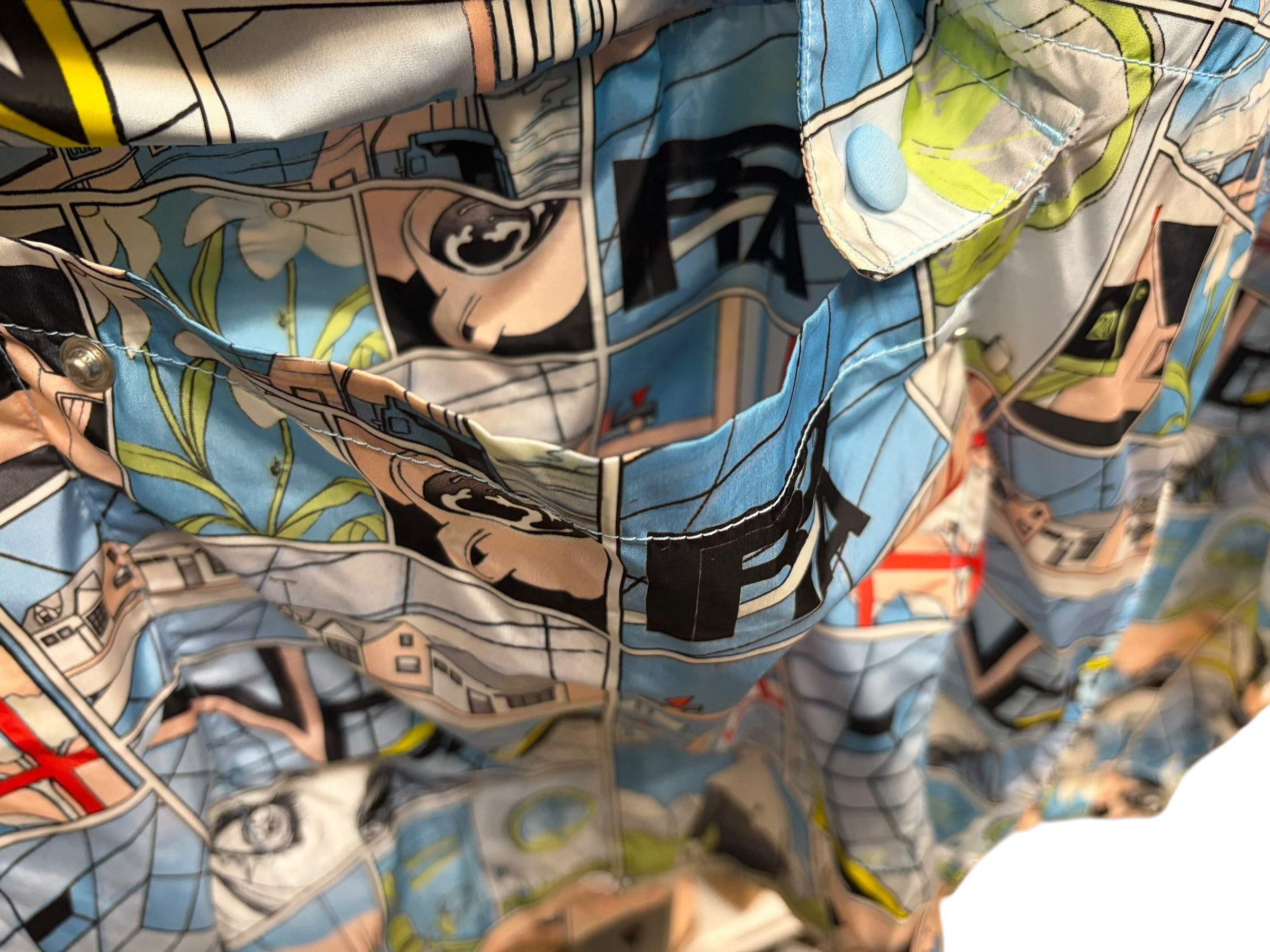 Prada  Multicolor Graphic Comic-Print Jacket