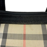 Burberry Vintage Haymarket House Small Boston Bag
