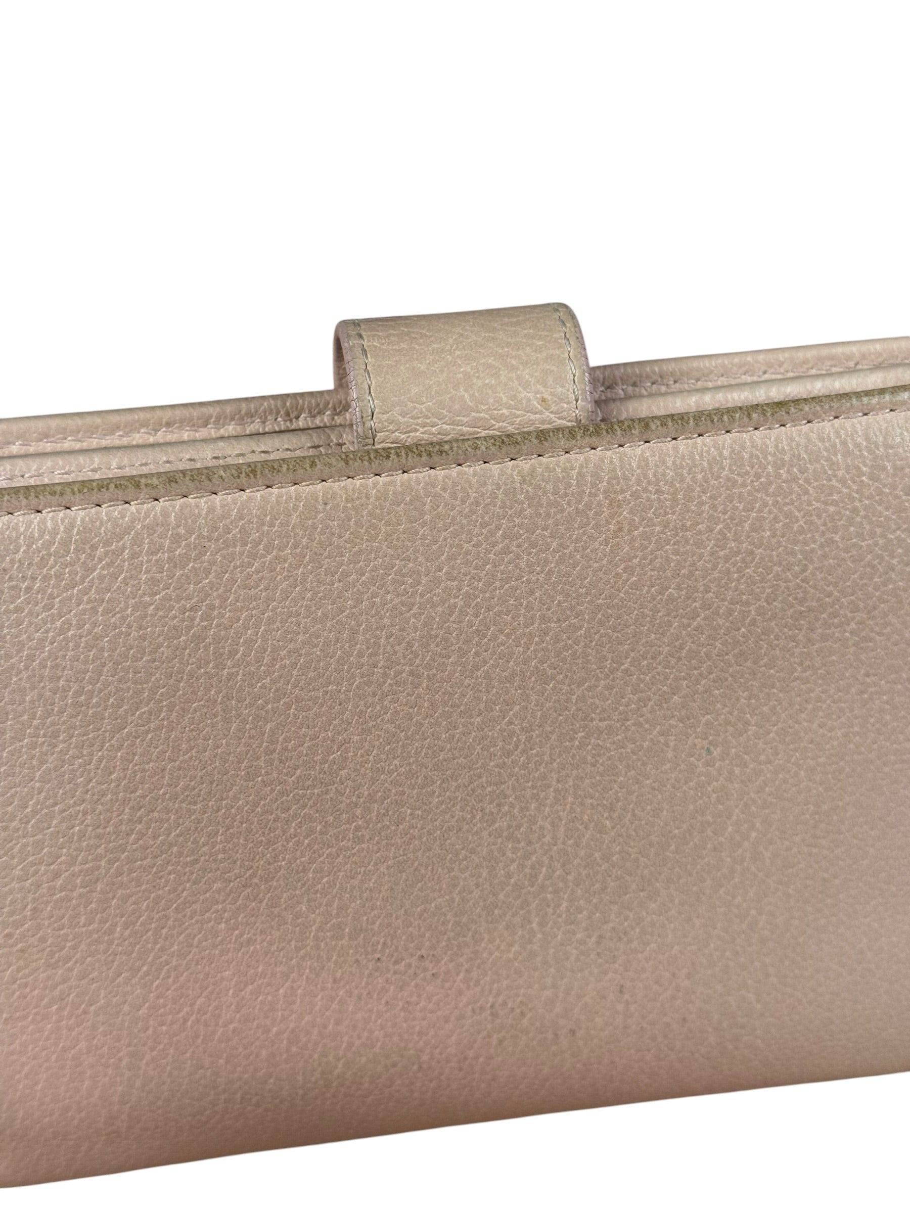 Chanel Light Pink Flower CC Snap Wallet 2011