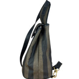 Fendi Vintage Pequin Stripped Sling Bag