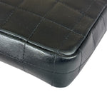Chanel Black Chocolate Bar East West Flap Bag 2002