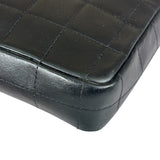 Chanel Black Chocolate Bar East West Flap Bag 2002