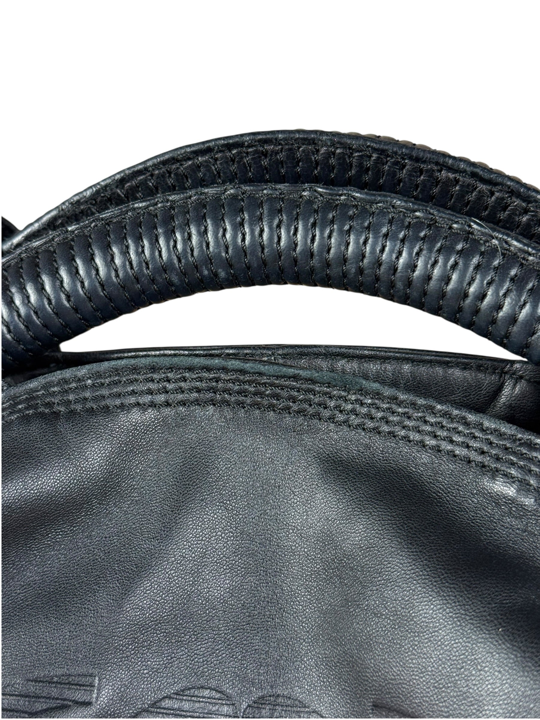 Loewe Black Leather Small Nappa Aire Handbag