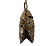 Fendi Brown PVC Zucca Baguette