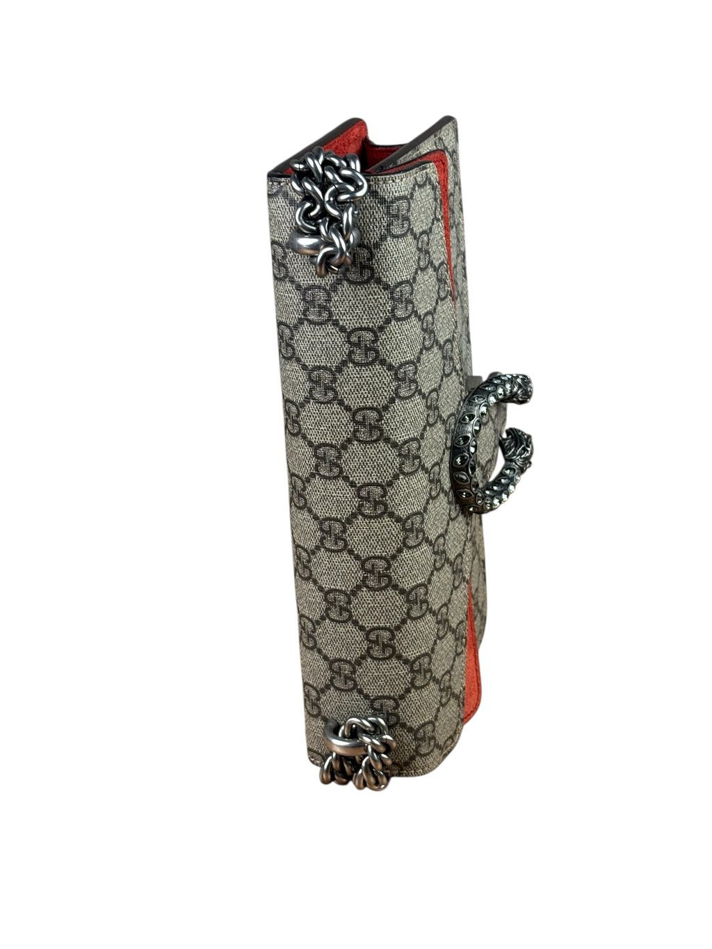 Gucci Beige Leather GG Dionysus Shoulder Bag
