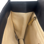 Chanel Black Leather Medium Gabrielle Flap Bag 2011