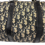 Christian Dior Vintage Navy Blue Trotter Boston Bag