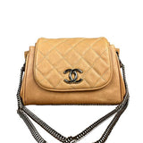 Chanel Beige Bijoux Accordion Flap Bag 2008
