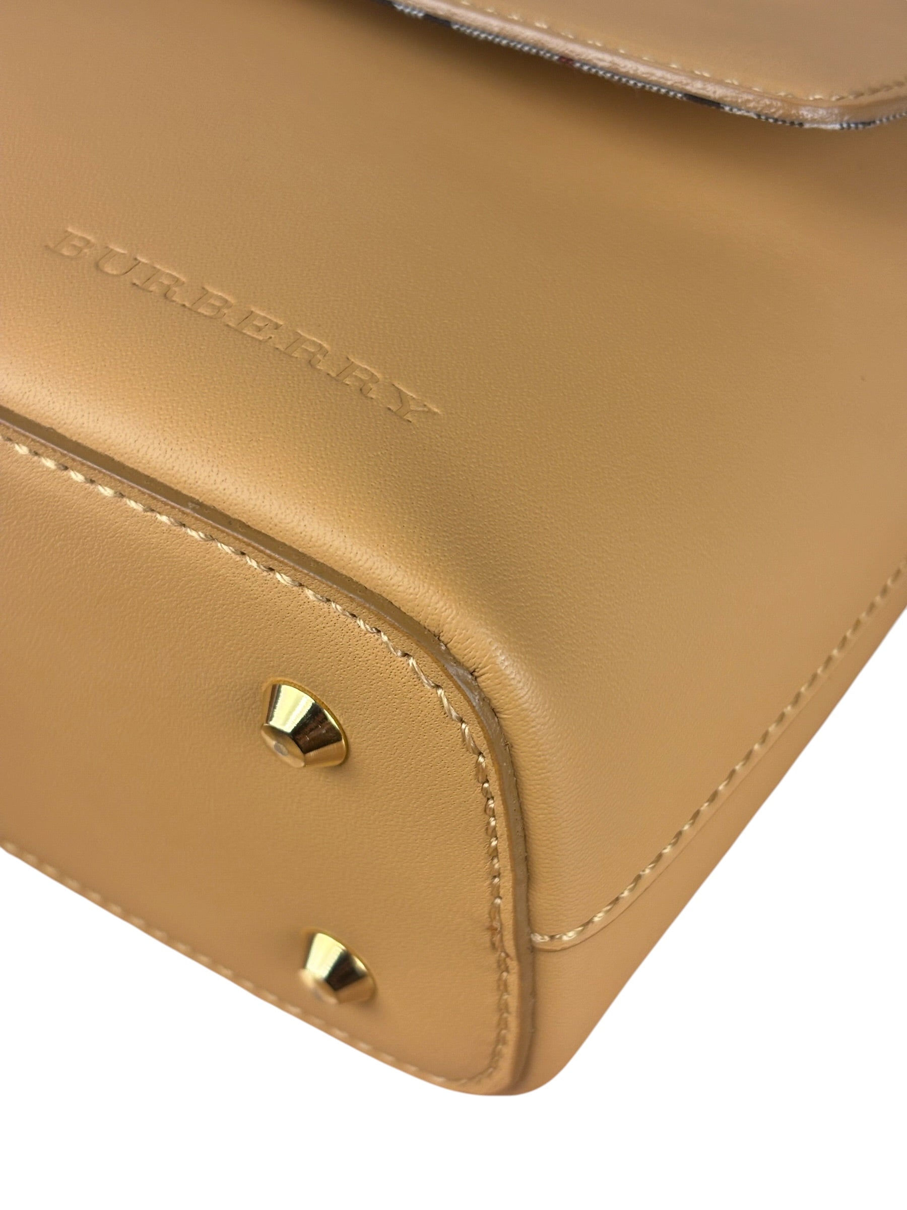 Burberry Brown Leather Shoulder Bag