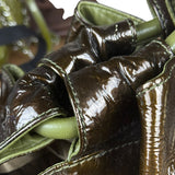 Loewe Vintage Nappa Aire Brown Patent Handbag