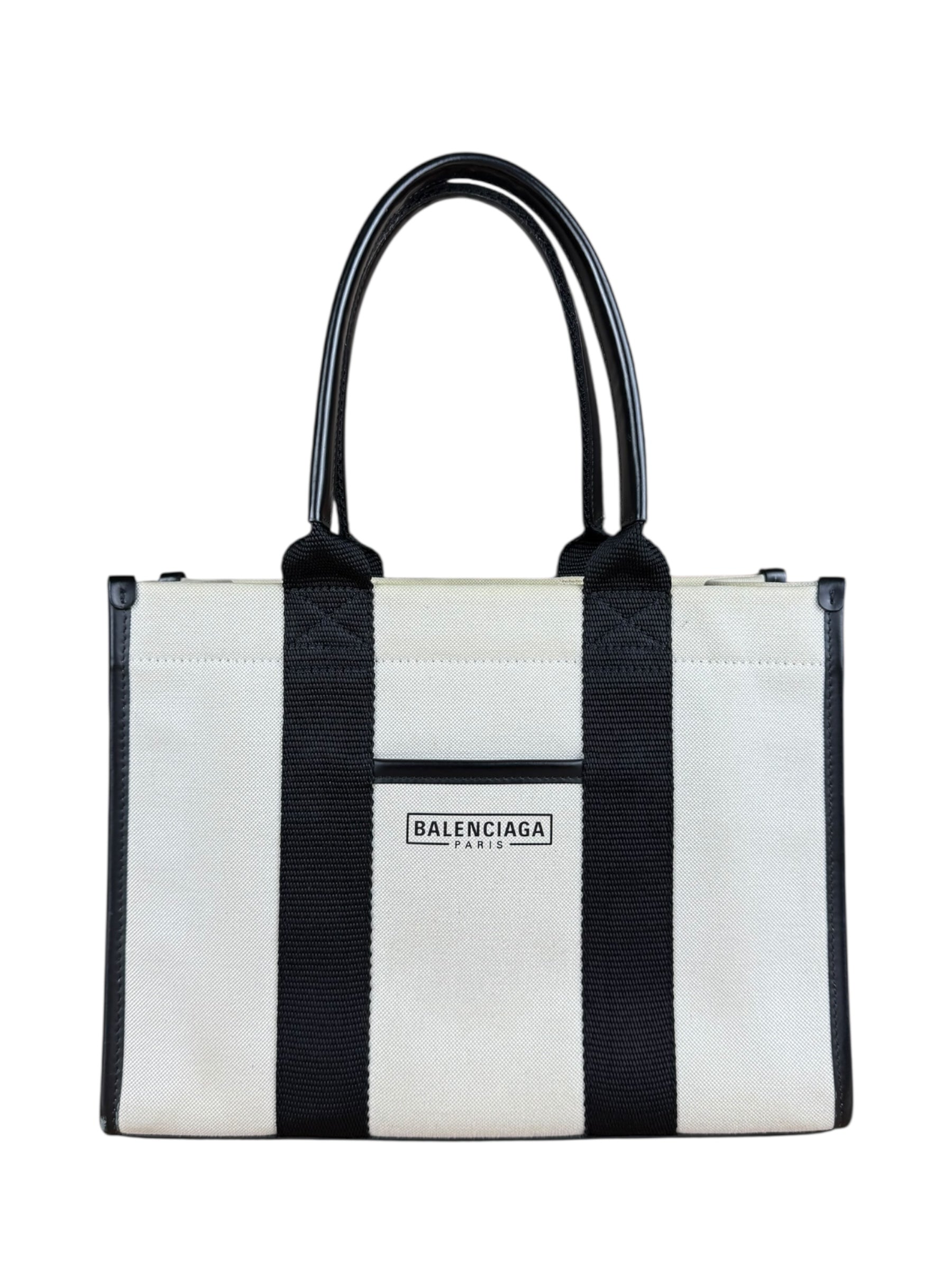 Balenciaga Canvas Black Cabas S Tote Bag