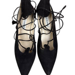 Manolo Blahnik Brown Suede Strappy Heels