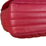 Chanel Pink Chevron Quilted Leather Medium Flap Bag 2018