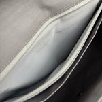 Chanel Grey Cotton M Classic Flap