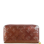 Louis Vuitton Burgundy Monogram Vernis Zippy Wallet