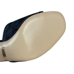 Gucci Denim Sparkle Monogram Heels