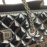 Chanel Black Patent Leather 2.55 Reissue Tote Bag 2010