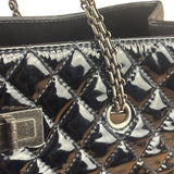 Chanel Black Patent Leather 2.55 Reissue Tote Bag 2010