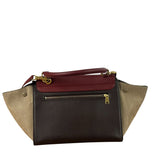 Celine Colorblock Leather/Suede Two-Way Bag
