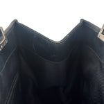 Gucci GG Black Canvas Vintage Jackie Tote Handbag