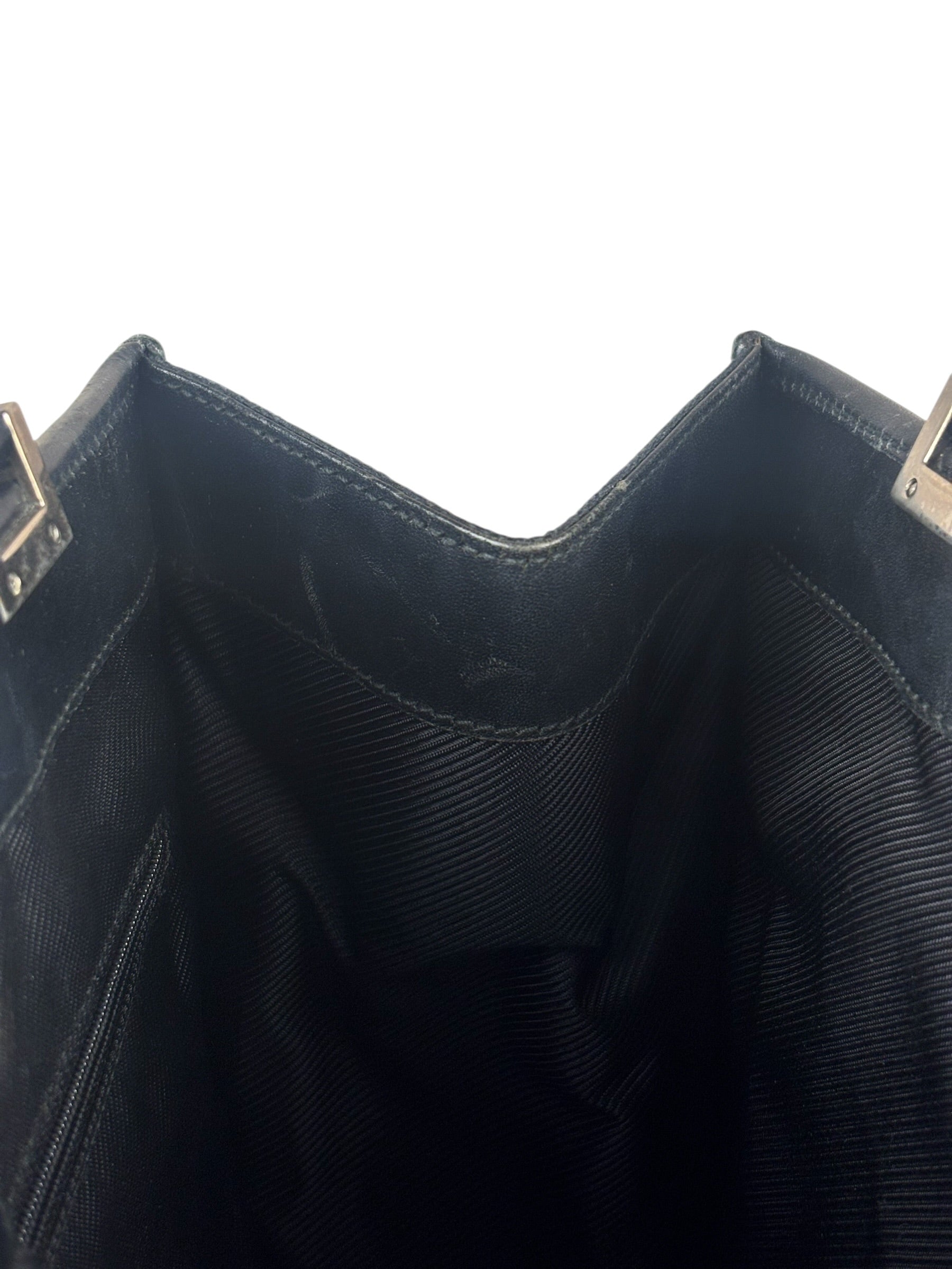 Gucci GG Black Canvas Vintage Jackie Tote Handbag