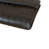 Bottega Veneta Vintage Brown Intrecciato Long Wallet