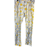 Versace Blue Logo Print Denim Jeans