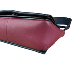 Celine Blue/Plum Leather Medium Frame Shoulder Bag