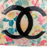 Chanel Floral Print CC Vinyl Tote 1994