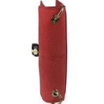 Bvlgari Red Calfskin Serpenti Forever Galuchat Crossbody Bag