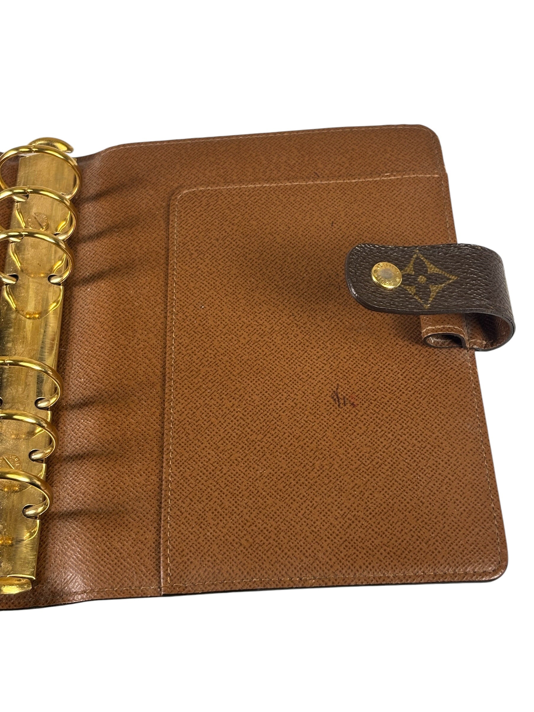 Louis Vuitton Monogram Medium Ring Agenda Cover