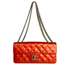 Chanel Red Metallic Evening Star Flap Bag 2008