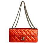 Chanel Red Metallic Evening Star Flap Bag 2008