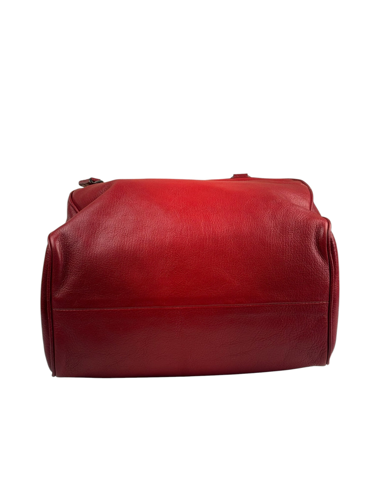 Bottega Veneta Red Leather Brera Handbag