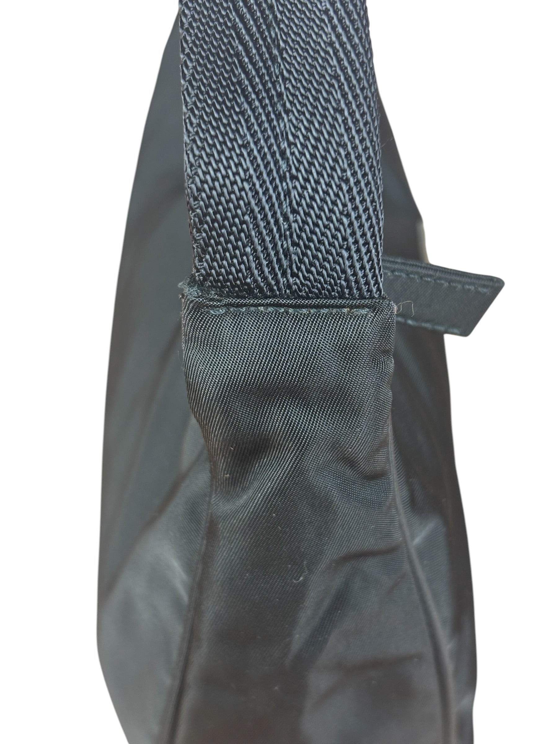 Prada Vintage Black Nylon Pochette