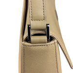 Burberry Vintage Saffiano Leather Flap Shoulder Bag