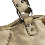 Christian Dior Beige Large Gaucho Double Saddle Shoulder Bag