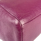 Coach Purple Pebbled Leather Small Kelsey Satchel Two-Way Bag