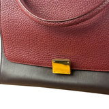 Celine Colorblock Leather/Suede Two-Way Bag