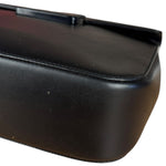 Prada Vintage Black Leather Top Handle Bag