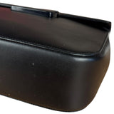 Prada Vintage Black Leather Top Handle Bag