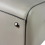 Fendi Cream Leather Latte Two-Way Bag