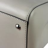 Fendi Cream Leather Latte Two-Way Bag