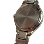 Bulova White Dial Blue Ticks