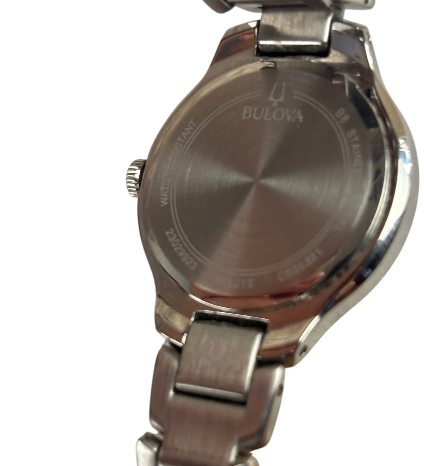 Bulova White Dial Blue Ticks