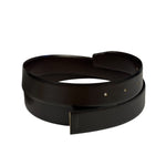 Christian Dior Brown/Black Leather Reversible Belt