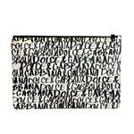 Dolce & Gabbana Graffiti Clutch White